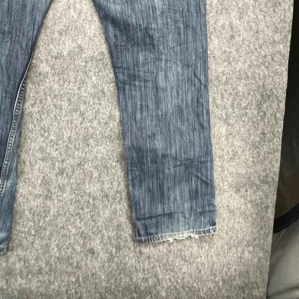 Lee Premium Jeans Mens 34x32 Classic Fit Straight Leg Medium Blue Denim